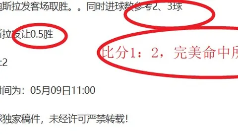 欧冠赛事分析：专家推荐比分胜负解析